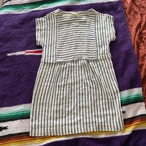 Madewell dress linen blend size Small
